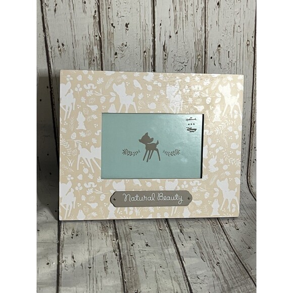 Disney Bambi Hallmark 4x6 Picture Frame Baby Natural Beauty - Picture 1 of 3